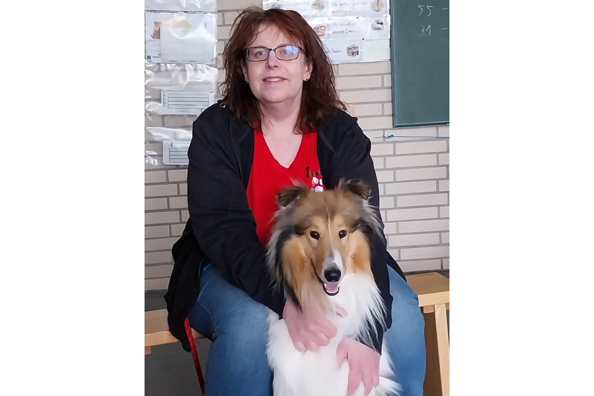 Anja mit Hund Moki